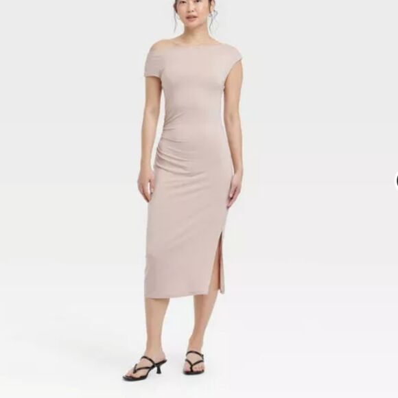 🆕️👗A New Day Knit Midi Dress, Sz XL - Bronze - Picture 1 of 3